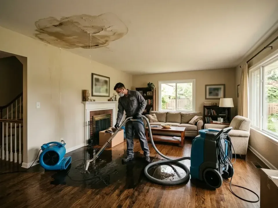 attic-pipe-burst-ceiling-drip-008 — frequently asked questions, Water Damage Restoration & Carpet Care in Lincoln, NE